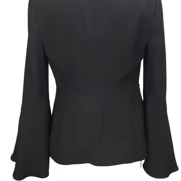 Zara Woman Black Bell Sleeve Blazer - Picture 4 of 5